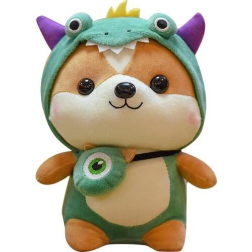 25cm Creative Super Q Squirrel Doll Cute Mutable Plush Toy Childrens Doll Send Female Birthday Gift Cute Doll