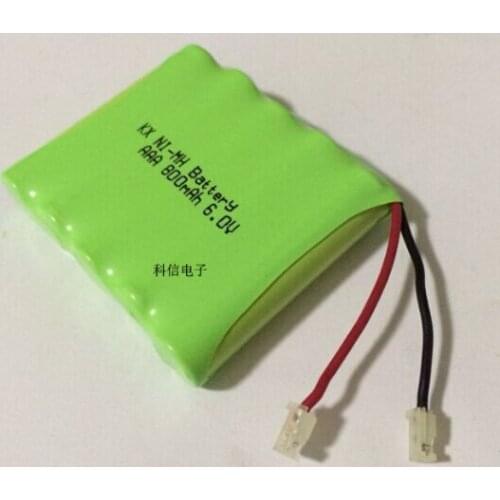 MasterFire 3pack/lot Original New 6V AAA Ni-MH 800mAh Battery Pack Rechargeable NiMH Batteries with Plugs