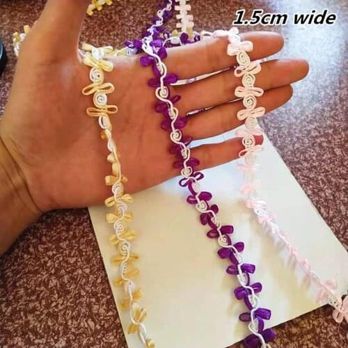 Fine Color Multi-purpose Lace DIY Bracelet Necklace Headdress Gift Box Bowknot Making Ribbon Clothes Skirt Sewing Accessories