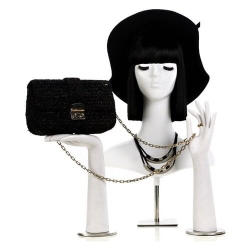 Fashionable Best Quality Fiberglass Female Mannequin Head Mannequin Factory Direct Sell