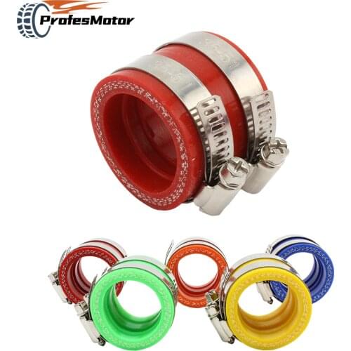 35mm Motorcycle Carburetor Rubber Adapter Inlet Intake Pipe For MIKUNI KOSO KEIHIN PWK OKO Carburetor Accessory Free Shipping