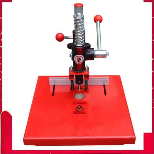 Plastic bag Film Perforating Machine Non-Woven Bag Cloth Leather Manual Perforating Heavy Single Machine