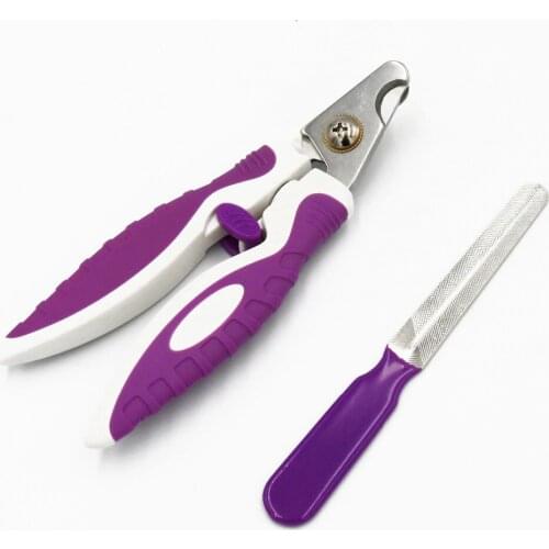 Professional Pet Dog Nail Clipper Cutter Puppy Cat Stainless Steel Grooming Scissors Clippers for Animals Cats with Lock