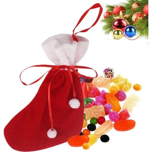 Christmas Stocking Christmas Tree Ornaments Xmas Decoration Sacks Candy Gifts Bags For Kids 2020 Christmas Decorations For Home