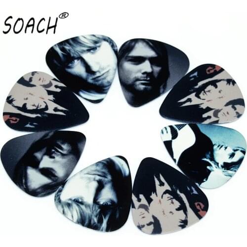 SOACH 50PCS 0.71mm high quality guitar picks two side pick ukulele picks earrings Mix picks guitar