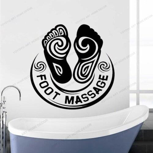 Spa Logo Wall Decal Window Vinyl Sticker Massage Therapy Health Salon Decorations Room spa towel yw-662