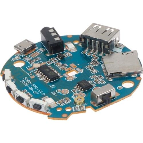 V5.0 Wireless Bluetooth Receiver Audio Amplifier Board Mp3 Decoder Speaker 3.7-5v Multifunction