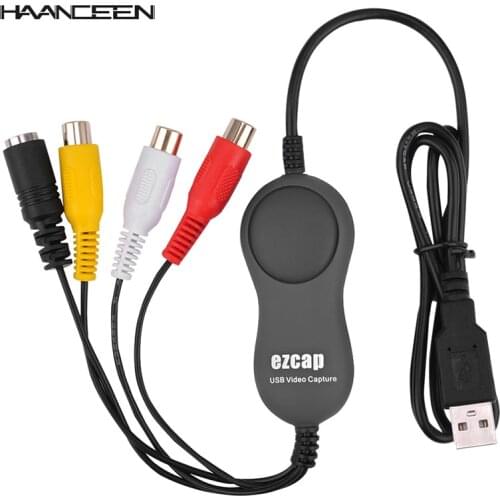 Original Genuine Ezcap HD USB Video Capture, convert analog video audio to digital format for Windows 7 8 10 & MAC OS,win10