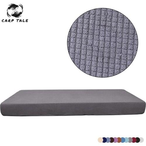 1/2/3/4 Stretch Sofa Seat Cushion Cover Polar Fleece Chair Slipcover Pet Dogs Mattress Home Furniture Protector Sofa Cover
