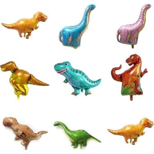 1pc Dinosaur Foil Balloons Animal Balloon for Boys Party Supplies Ballons Jungle Animal Part Supplies Globos Birthday Decoration