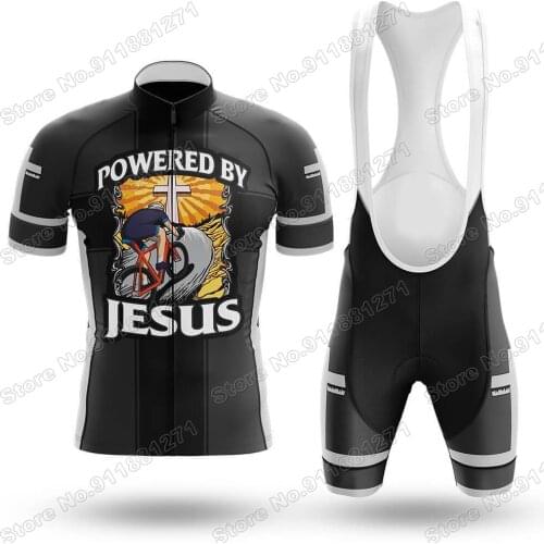 2021 Powerouge By Jesus Men Cycling Jersey Set Summer Bicycle Clothing Road Bike Shirts Suit Bicycle Bib Shorts MTB Ropa Maillot