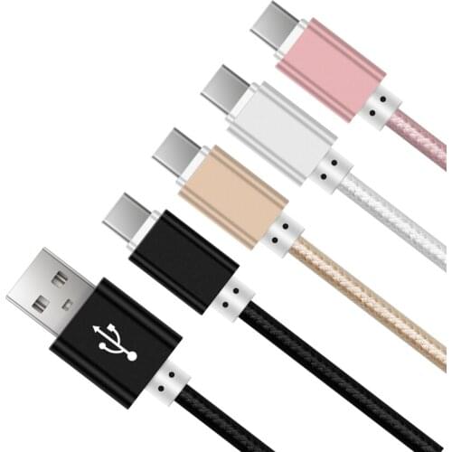 3ft 2A USB Type C Cable for One Plus 6 USB C Fast Charging USB Charger Cable for Samsung Galaxy S9 S8 Plus