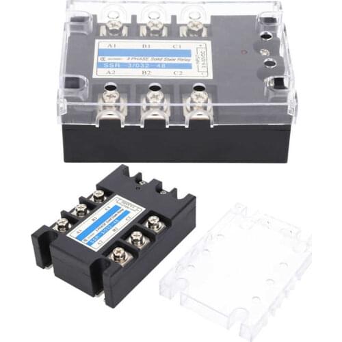 AC 480V 3 Phase Solid State Relay Industrial Electrical Controller DC-AC SSR-3/032-40 Electrical Equipment