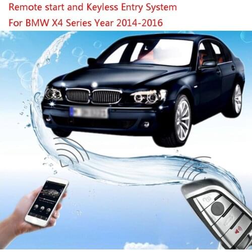 PLUSOBD Car Alarm GPS Tracking Engine Remote Start Stop System GSM Smartphone App Control For BMW F18 F01 F02 No Wire Cut