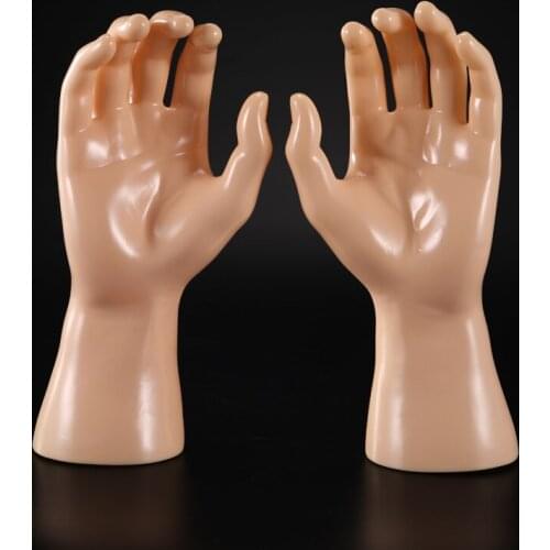Big Size Men Hand Mannequin Black&Skin Color Hand Model Best Quality