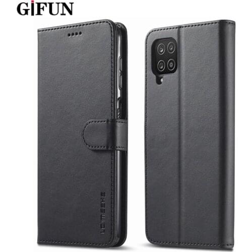 Case For Samsung Galaxy A12 Case Leather Flip Wallet Case On For Samsung A12 5G Magnetic Phone Case With Stand Holder Etui Coque