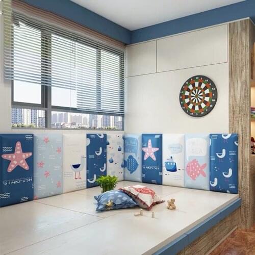 Tatami Childrens Anti-collision Soft Pack Wall Indoor Background Wall Stickers Wall Decoration European Style Baby room