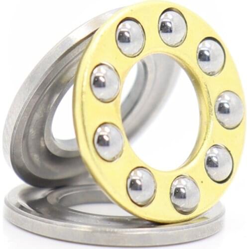 F8-16M Bearing 8*16*5 mm 10PCS ABEC-1 Miniature F8 16 M Thrust Axial F8 16M Ball Bearings With Grooved Raceway