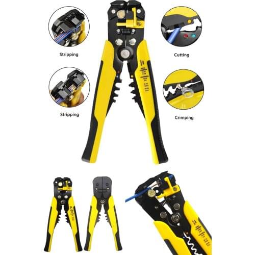 Automatic Cable Wire Stripper Self Adjusting Crimp Terminal Stripping Tools Crimping Pliers Terminal 0.2-6.0mm2 tool