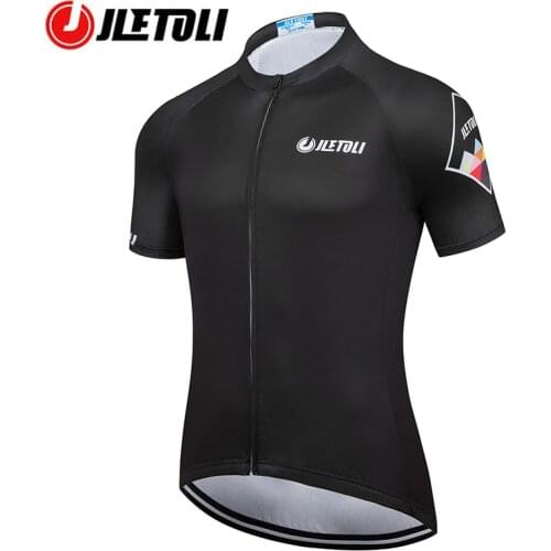 JLETOLI Men Cycling Jersey Breathable Bicycle Team Cycling Shirts Short Sleeve Bike Wear Mountain Bike Clothing Maillot Ciclismo