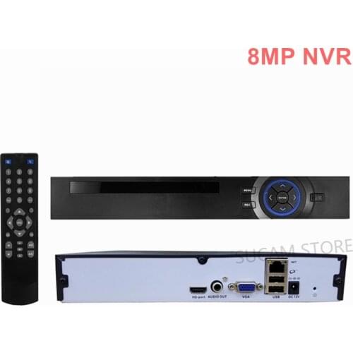 8/16/32 CH 8MP IP Camera Network Video Recorder Motion Detection ONVIF 4K NVR For 5MP 8MP Security IP CCTV Camera System
