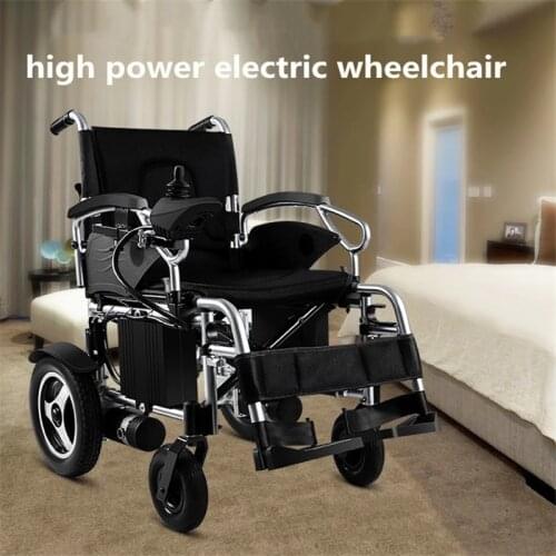 China Power Wheelchair Aluminum Adjustable Joystick Electric Motor Wheelchair With Price In The Philippines