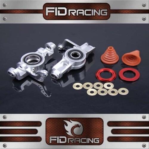 Fid racing cnc machined aluminum front hub carriers for losi 5ive T ,kmx2 ,rovan lt