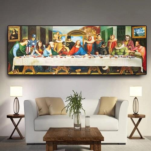 Marvel Avengers canvas painting superhero posters and prints wall art print canvas pictures living room home decoration gifts