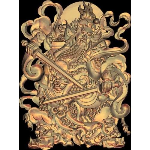 3D STL Model for CNC Router Engraver Carving Machine Relief Artcam aspire Guangong M4