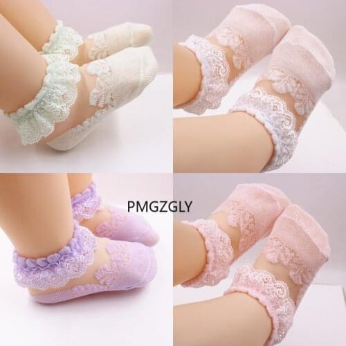 0-5year summer baby princess sock children sock baby lace socks girl cute lace flowers floral cotton sock