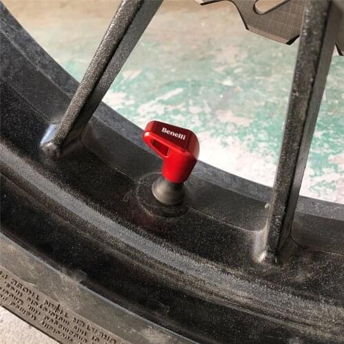 2021 Motorcycle Latest CNC Wheel Tire Valve Stem Caps Airtight Covers For Benelli TRK 502 502X Leoncino 250 500 BN302 TNT600