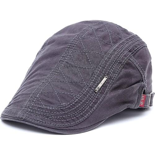 VORON 2017 New Cotton Beret Hats for Men Summer Flat Cap Male Vintage Casquette Caps Fall Berets Mens Hat for Auntumn Winter