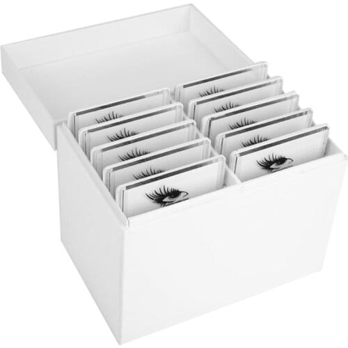 10 Layers Eyelash Storage Box Makeup Organizer Grafting Eyelash Extension Tool Eyelash Glue Pallet Lashes Holder
