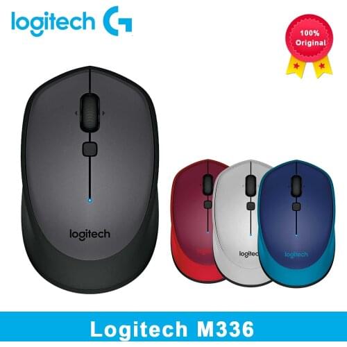 Origina Logitech mice M336 Wireless Bluetooth Mouse with Colorful 1000 dpi for Windows 7/8/10Mac OS X 10.8,Chrome OS,Android 3.2
