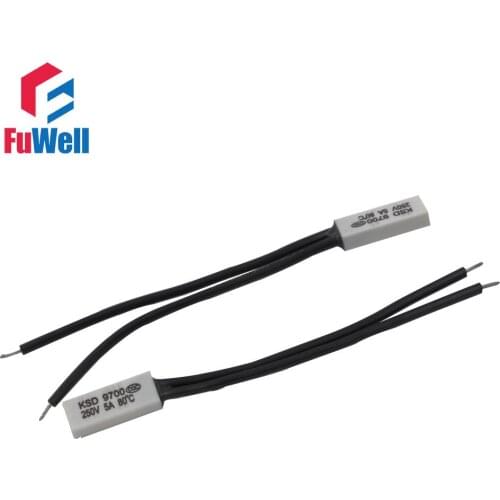 Normally Opened(NO) KSD9700 Temperature Controlled Switch Thermostat 90-150 Degrees Celsius Plastic Shell