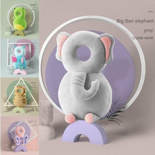 Pudcoco 2020 New 1-3T Toddler Baby Head Protector Safety Pad Cushion Back Prevent Injured Unicorn Bee Cartoon Security Pillows