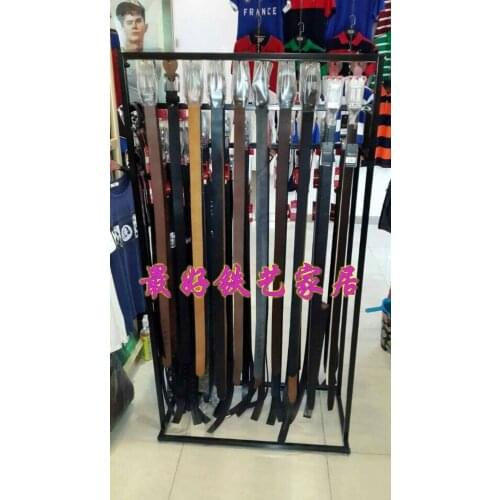 Belt landing shelf racf belt display shelf clothing store display shelf