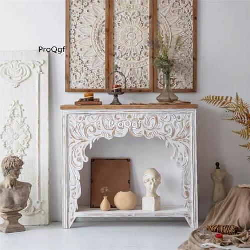 Prodgf 1Pcs A Set Artist Like Corner Console Table