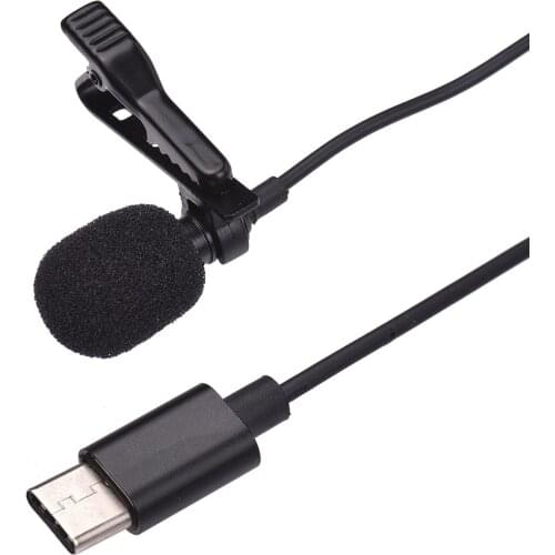 Ammoon K05 Professional Lavalier Microphone Omnidirectional Lapel Mic with Easy Clip-on Noise Reduction Recording Mic