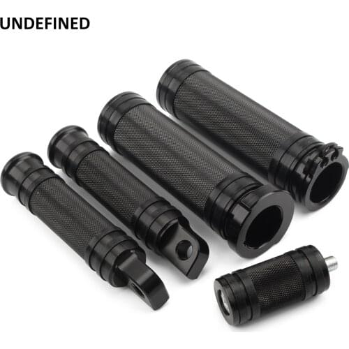 Motorcycle CNC Shifter Nail Footrest Foot Pegs Handle Bar Grips For Harley Sportster 883 Dyna Softail Breakout Custom Touring