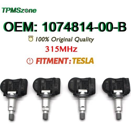 OEM-Grade CAR TPMS 1074814-00-B Tire Pressure Monitoring System 315MHz FOR TESLA Tyre Air Monitor Sensor
