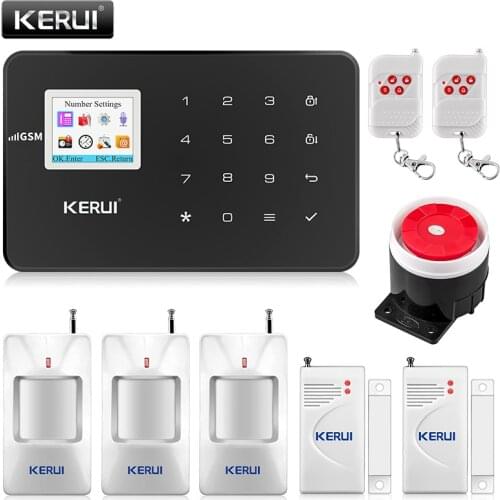 KERUI New G18 GSM Security Alarm System Wireless Alarm For the House Anti - theft English Russian Spanish French Multilingual