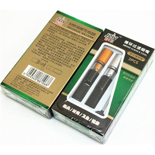 SUEF Cheap Smoking Cigarette Holder Filter Reduce Tar Cleanable And Reusable Recycling Mouthpiece @2