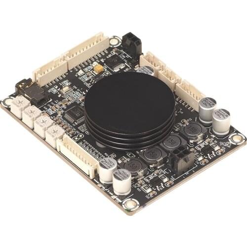 TZT Wondom 2 x 50W Class D Amplifier Board JAB3 DSP Electronic Crossover For Sigmastudio Programming