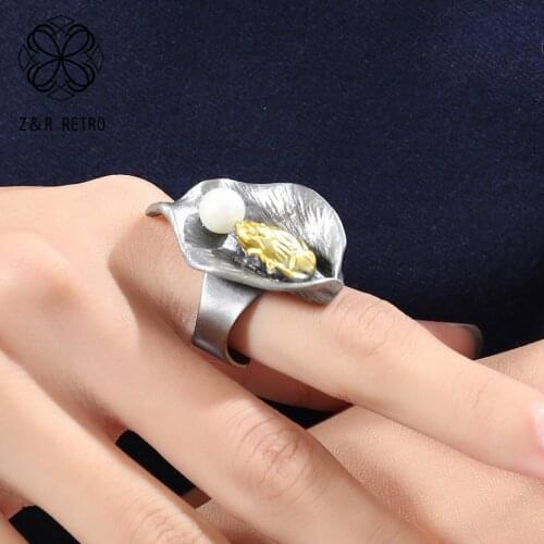 Белые кольца Z&R RETRO China At AliExpress