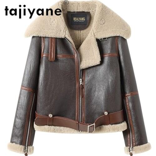 Tajiyane Winter Clothes Women 2020 Real Fur Coat Woman 100% Wool Jackets Female Genuine Sheepskin Parkas Abrigo Mujer TN537