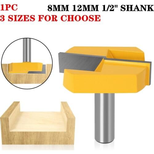 1pc 8mm Shank Large Diameter Cearing Router Bit Wood Milling Cutter Woodworking Trimming Engraving Carving Cutter Tool