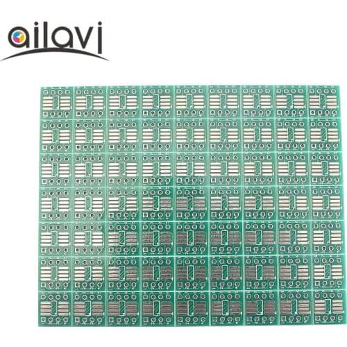 100pcs/lot 12x12mm SOP8 SSOP8 TSSOP8 patch to DIP pin pitch 0.65mm to 1.27mm adapter board Pitch-row 2.54MM