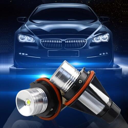 2pcs Car LED Angel Eyes Xenon Headlight Marker Bulb Lamp Headlamp For BMW E39 E53 E60 E61 E63 E64 E65 E66 X5 Fog Lamp 12V