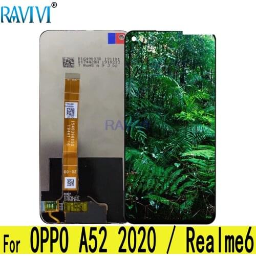 6.5" Realme6 LCD For OPPO A52 2020 LCD Display Touch Screen Digitizer Assembly Replacement For OPPO A52